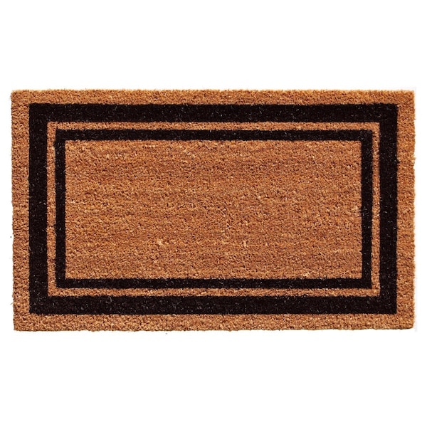 Configuracion 24 x 36 in. Black Border Rectangular Doormat, Natural CO2544279 - main